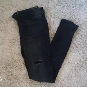 Hollister Black Ripped Skinny Jeans